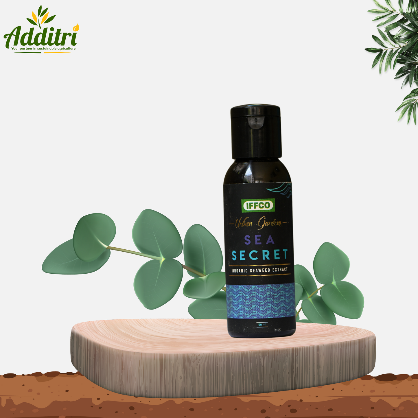 Iffco Sea Secret – Organic Seaweed Extract Liquid Fertilizer (50ml)