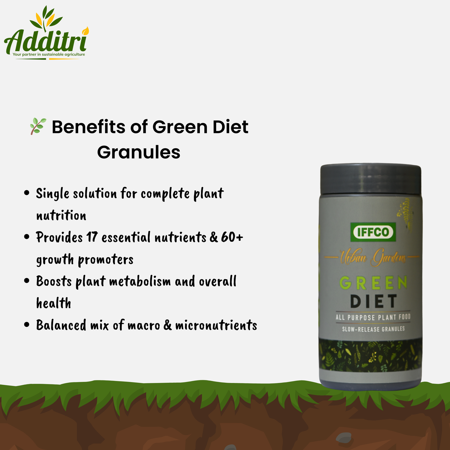 Green Diet – Complete Plant Food Slow-Release Granules (400g)