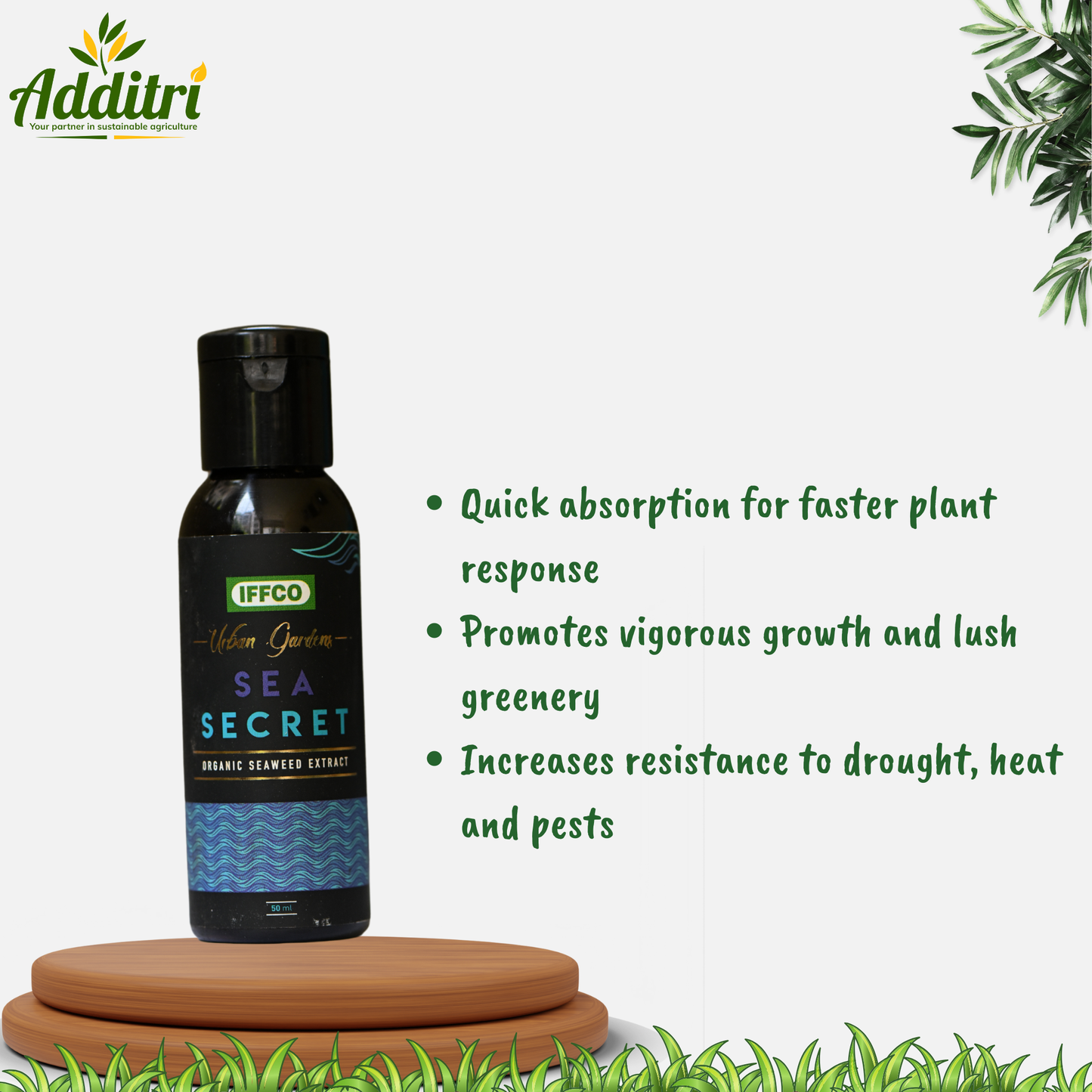 Iffco Sea Secret – Organic Seaweed Extract Liquid Fertilizer (50ml)
