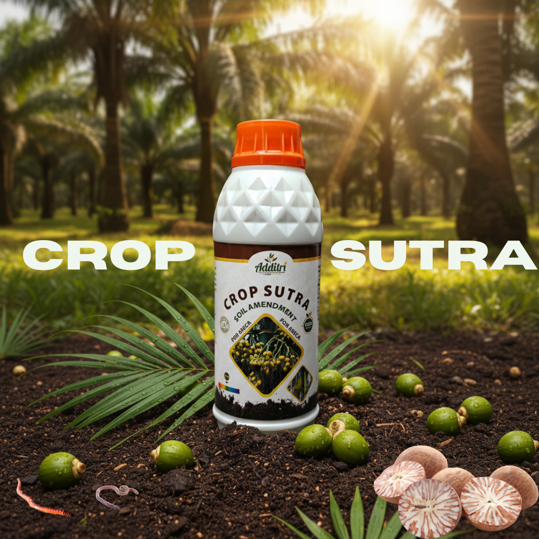 Crop Sutra – Soil Amendment for Areca Crop | Sustainable Soil Health & Root Growth