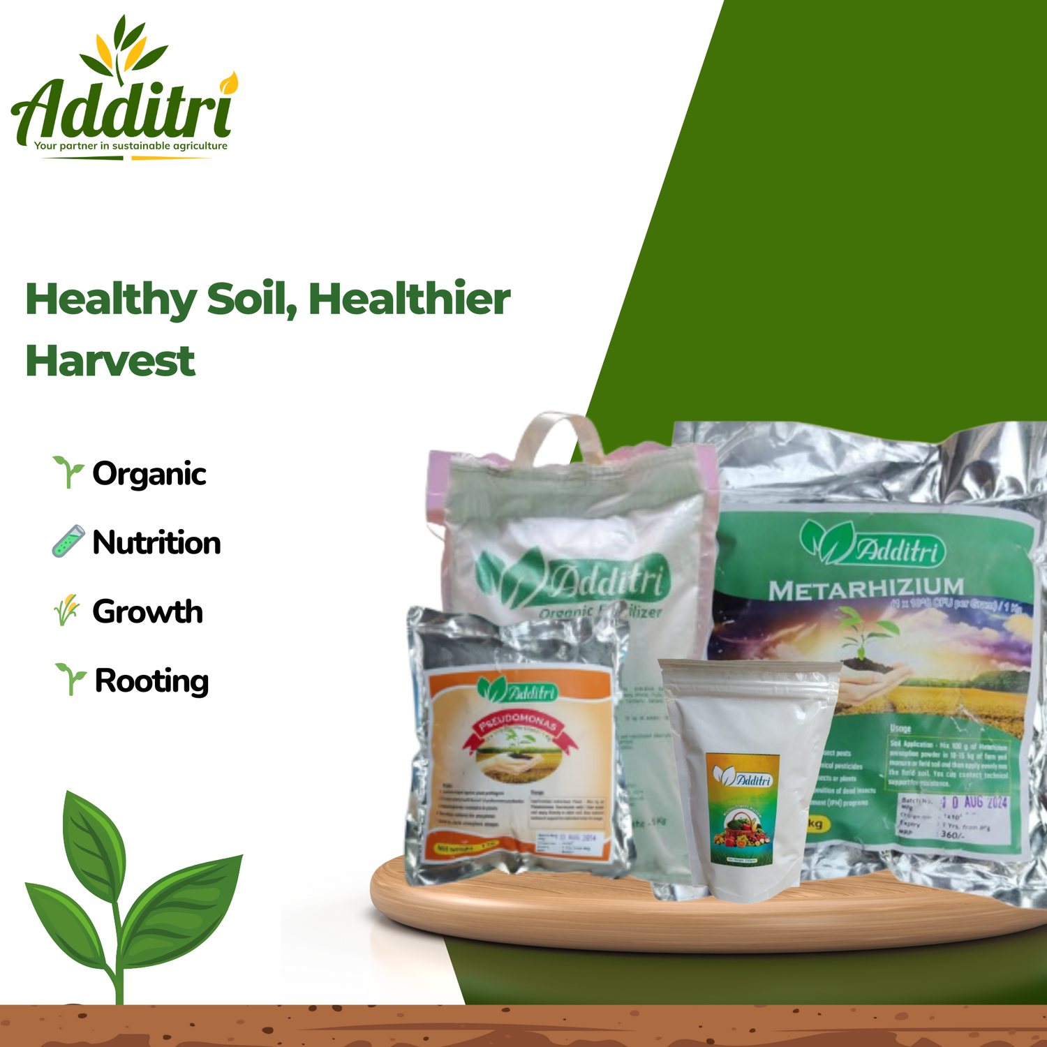 Additri Agrotech | Organic Bio-Fertilizers & Sustainable Crop Solutions - Additri Agrotech and Allied Services 